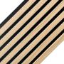 Lamele ścienne akustyczne na filcu Dąb Jasny 2,1 x 30,5 cm – dł. 2,7 m