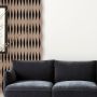 Lamele ścienne akustyczne na filcu V-Line Dąb Soft Fornir 2,1 x 30,5 cm – dł. 2,7 m