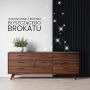 Listwa Lamelowa Zakończeniowa Czarny Brokat 2,4 x 4,3 cm – dł. 2,7 m