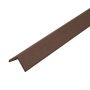 Rohová kompozitná lišta Timber Eben 50x50 mm – 2,4 m