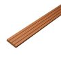 Plochá kompozitná lišta Classic Prírodná Hnedá 55 x 10 mm – 2,4 m
