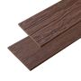 Plochá kompozitná lišta Solid XL Brown 140x10 mm – 3 m