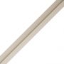 Listwa Lamelowa Zakończeniowa Ecru Brokat 2,4 x 4,3 cm – dł. 2,7 m