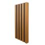 Lišta Lamelová typu F Premium Zlatý Dub / Čierny 36,5 x 49,5 mm – 2,9 m