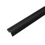 Hliníkový vnútorný rohový profil 3,5 mm pre stenové panely Čierny Mat – 2,9 m
