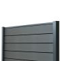Kompozitný plotový panel Standard Antracit – 1 stĺpik