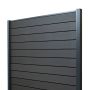 Kompozitný plotový panel Standard Antracit – 1 stĺpik