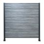 Kompozitní plotový set Premium Gray – 1 stĺpik