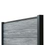 Kompozitní plotový set Premium Gray – 1 stĺpik