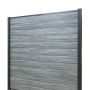 Kompozitní plotový set Premium Gray – 1 stĺpik