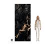 Panel stenový XXL Portoro Čierny Lesklý 120 x 280 cm 3 mm (C)