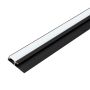 Hliníkový LED ukončovací profil 4,5 mm pre stenové panely Čierny Mat – 2,9 m