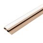 Hliníkový LED ukončovací profil 4,5 mm pre stenové panely Medený Mat – 2,9 m