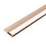 Hliníkový LED ukončovací profil 4,5 mm pre stenové panely Medený Mat – 2,9 m