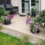 Deska Tarasowa Kompozytowa Premium Ecru / Dąb Jasny – dł. 4 m