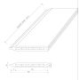 Plotová doska Premium Dub Winchester 162 x 20 mm – 1,8 m