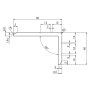 Rohová lišta Solid ASA Teak 60x40 mm – 3 m