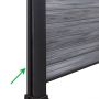 Słupek Ogrodzeniowy Aluminiowy 68x68 mm – dł. 2 m