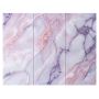 Panel stenový XXL Statuario Ružový Lesklý 120 x 280 cm 3 mm (B)