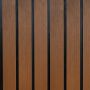 Lamelová plotová doska DUO Premium Teak / Čierny - 1,8 m