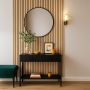 Lamele ścienne akustyczne na filcu Dąb Jasny 2 x 32 cm – dł. 2,7 m