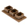 Krytka pre dekoratívne profily Premium Teak 9 x 4 cm
