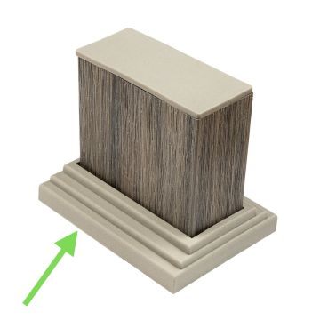 Upevňovací prvok pre dekoratívne profily Premium Antique 9 x 4 cm