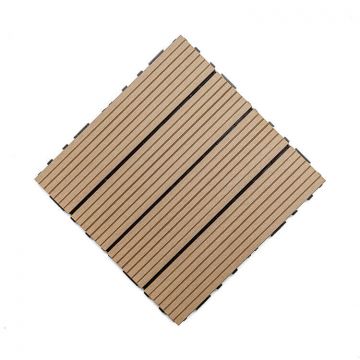 Kompozitná Terasová Dlaždica Medový Teak 30 x 30 x 2,5 cm