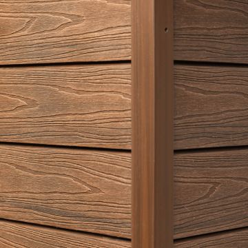 Kompozitná Fasádna Doska Kartáčovaná Premium Teak – 3,6 m