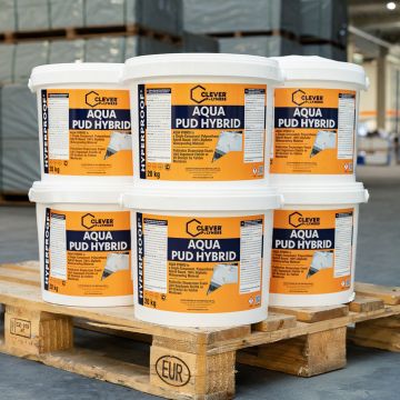 Jednozložková polyuretánová hydroizolácia CLEVER AQUA PUD HYBRID – 20 kg