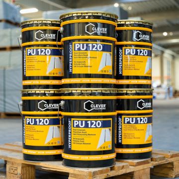 Jednozložková polyuretánová hydroizolácia CLEVER PU120 – 25 kg