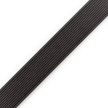 Plochá kompozitná lišta Standard/Classic/3D Antracit – 2,4 m
