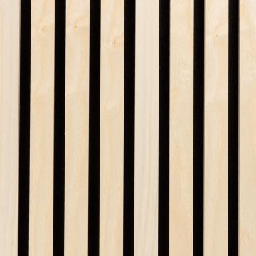 Akustický lamelový panel na filci Prírodné Drevo Dyha 32 x 32 cm