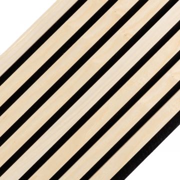 Akustické lamely na filci Prírodné Drevo Dyha 2 x 32 cm – 2,7 m