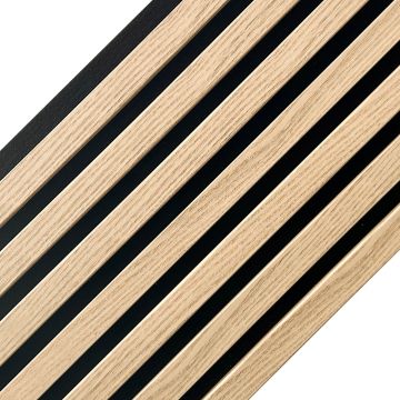 Akustický Lamelový Panel na Plsti Dub Svetlý 2,1 x 30,5 cm – 2,7 m