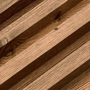 Dekoratívne stenové lamely Dub Tmavý 2,4 × 16,8 cm – 2,7 m