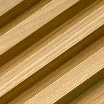 Dekoratívny Lamelový Panel Dub Svetlý 2,4 × 16,8 cm – 2,7 m