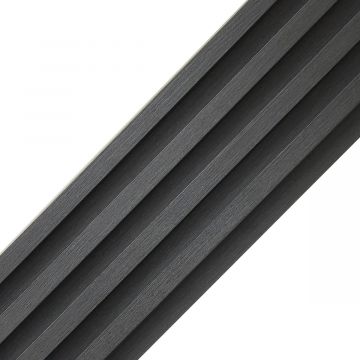 Dekoratívny Lamelový Panel Grafit 2,4 x 16,8 cm – 2,7 m