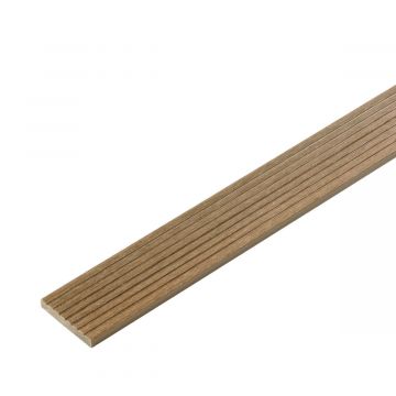 Plochá kompozitná lišta Premium Natural Wood 70x10 mm – 2,9 m