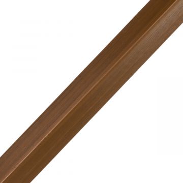 Rohová kompozitná lišta Premium Teak 50x50 mm – 2,9 m
