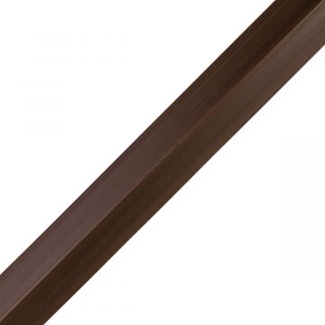 Rohová kompozitná lišta Premium Walnut 50x50 mm – 2,9 m