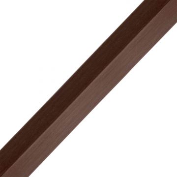 Rohová kompozitná lišta Premium Redwood 50x50 mm – 2,9 m
