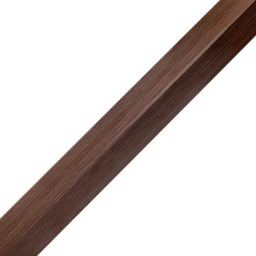 Rohová kompozitná lišta Solid XL Brown 50x50 mm – 3 m