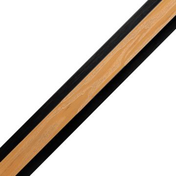 Lišta Lamelová Spájacia Premium Dub Prírodný / Čierny – dł. 2,9 m