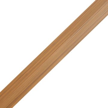 Lišta Lamelová typu F Premium Dub Prírodný / Čierny 36,5 x 49,5 mm – 2,9 m