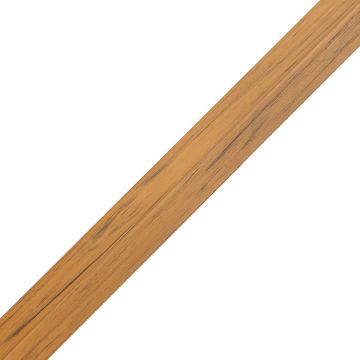 Lišta Lamelová Rohová Premium Dub Prírodný / Čierny 36,5 mm – 2,9 m