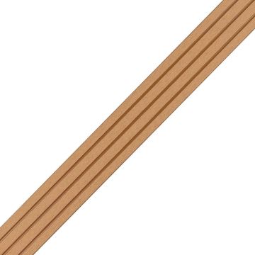 Plochá kompozitná lišta Classic Svetlo Hnedá 57x10 mm 2,4 m