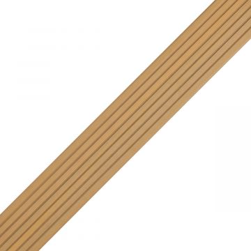 Plochá kompozitná lišta Premium Sand 70x10 mm – 2,9 m