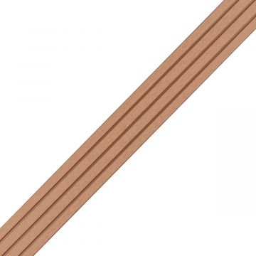Plochá kompozitná lišta Classic Cotto – 2,4 m