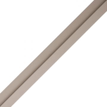 Koncová lamelová lišta Brokát Coffee 2,4 x 4,3 cm – 2,7 m